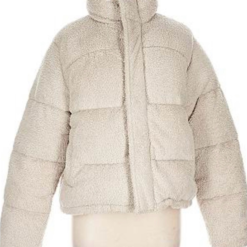 TNA Cream Teddy Jacket
